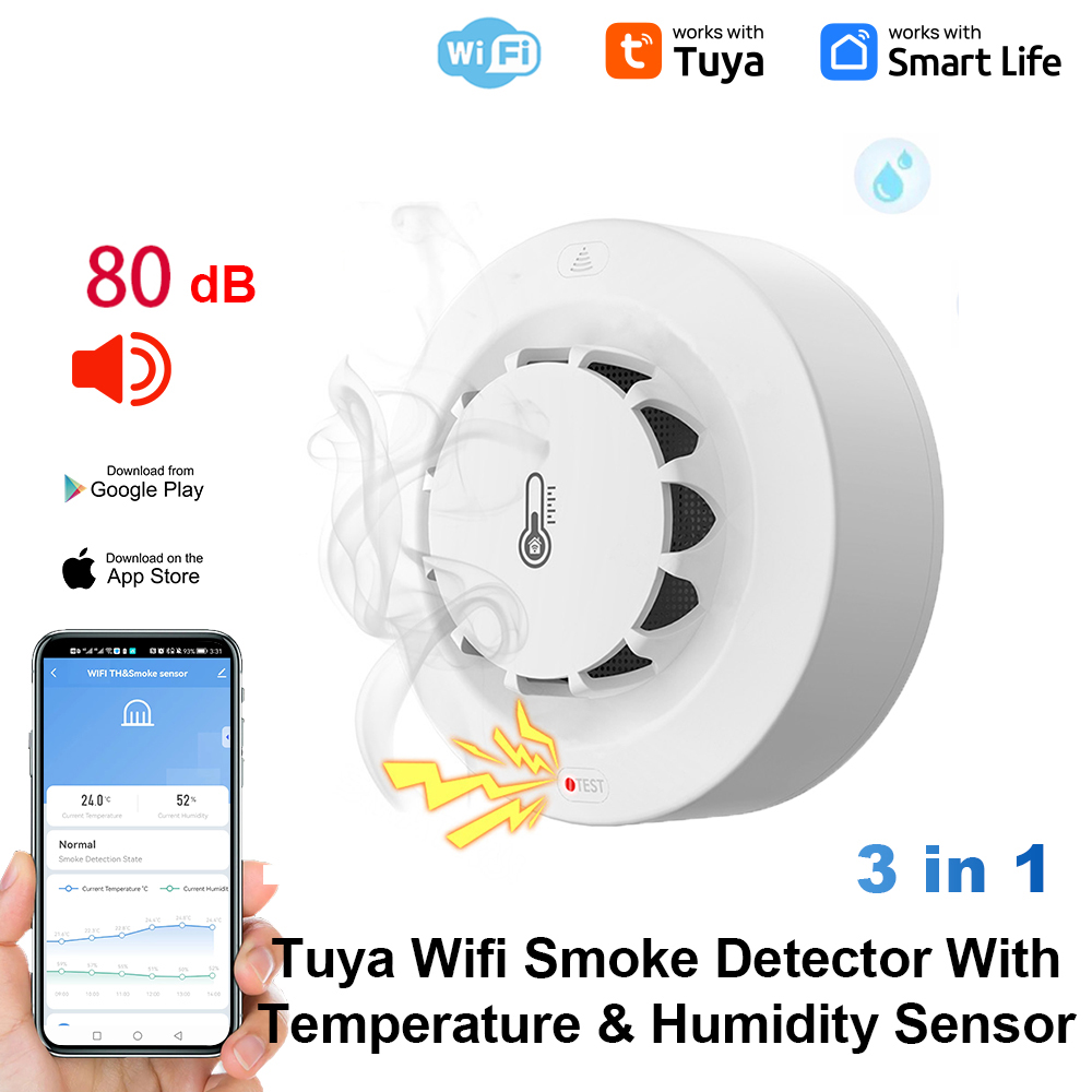 Smart Home Security - Tuya WiFi 온도 및 습도 센서