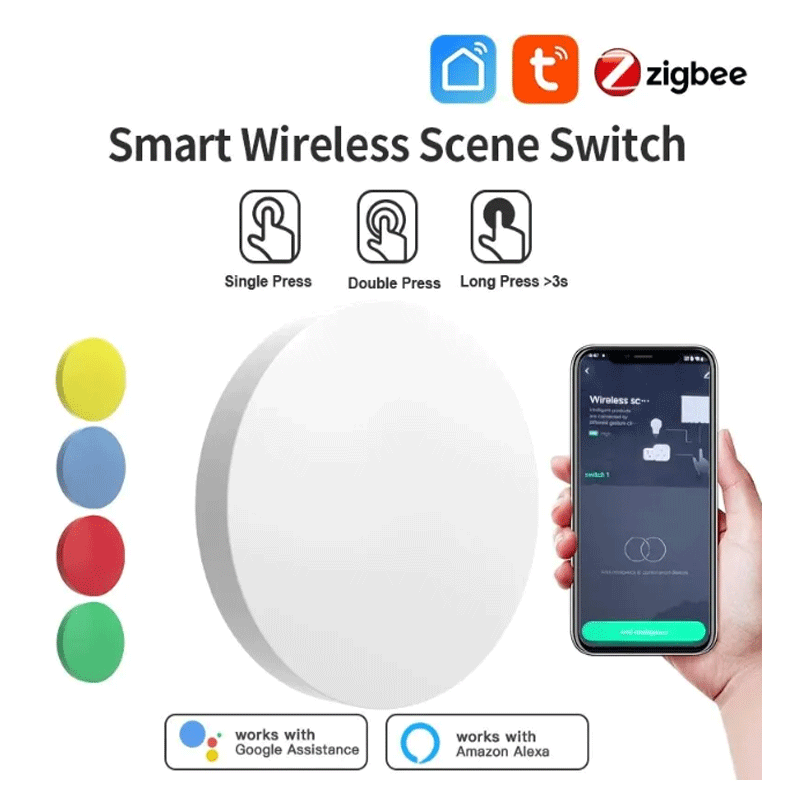 Smart Home Voice Assistant - Tuya ZigBee 스마트 무선 버튼 장면