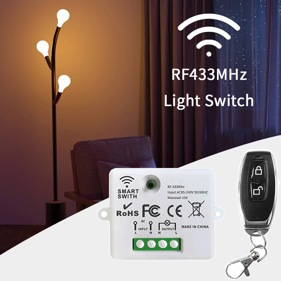 Smart Home Matter - RF 433MHz 무선 원격 제어 스위치