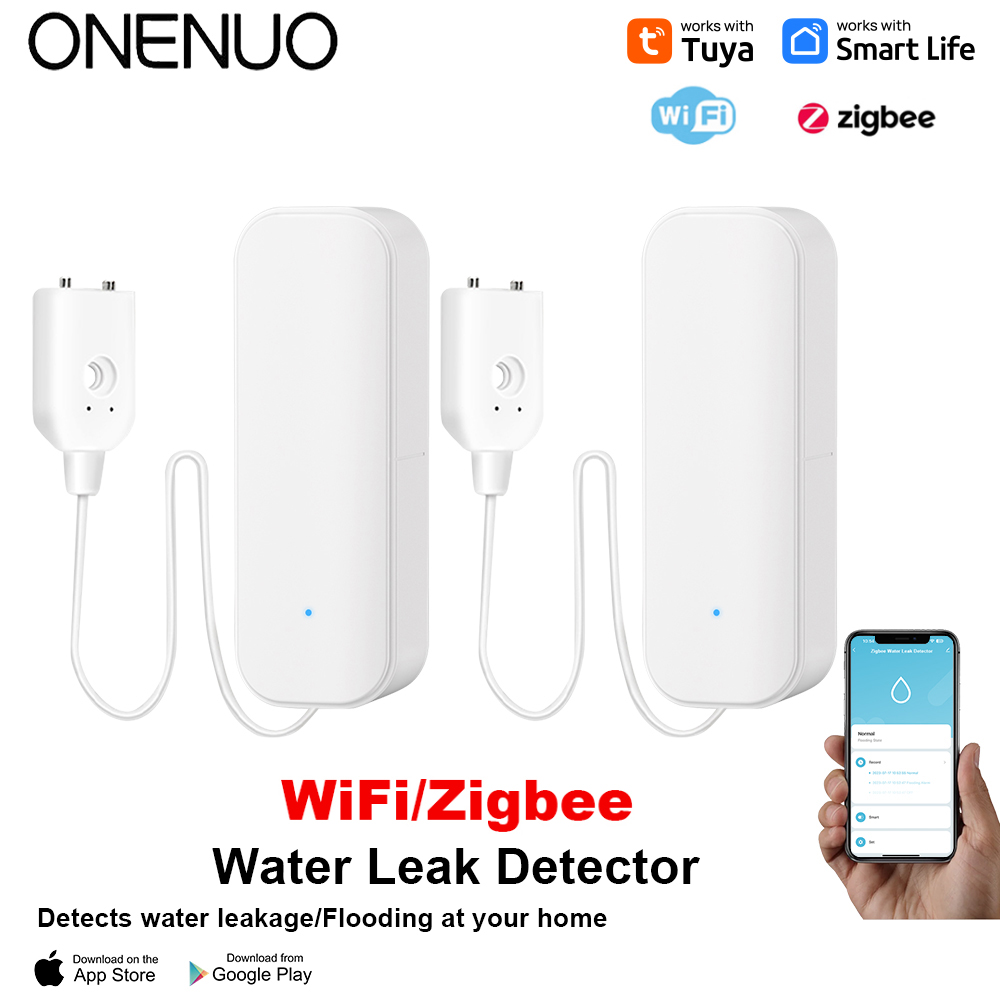 Wifi Water Leak Detector - WiFi/Zigbee 워터 센서 Tuya 누출 경보
