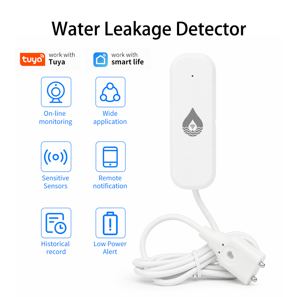 Wifi Water Leak Detector - YFK WiFi/Zigbee 누수 경보 센서 Tuya