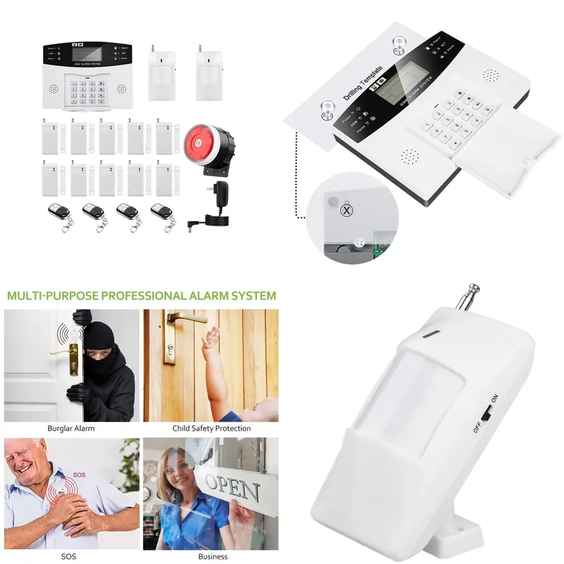 Smart Home Security - 주택 도난 경보기 키트 자동 다이얼