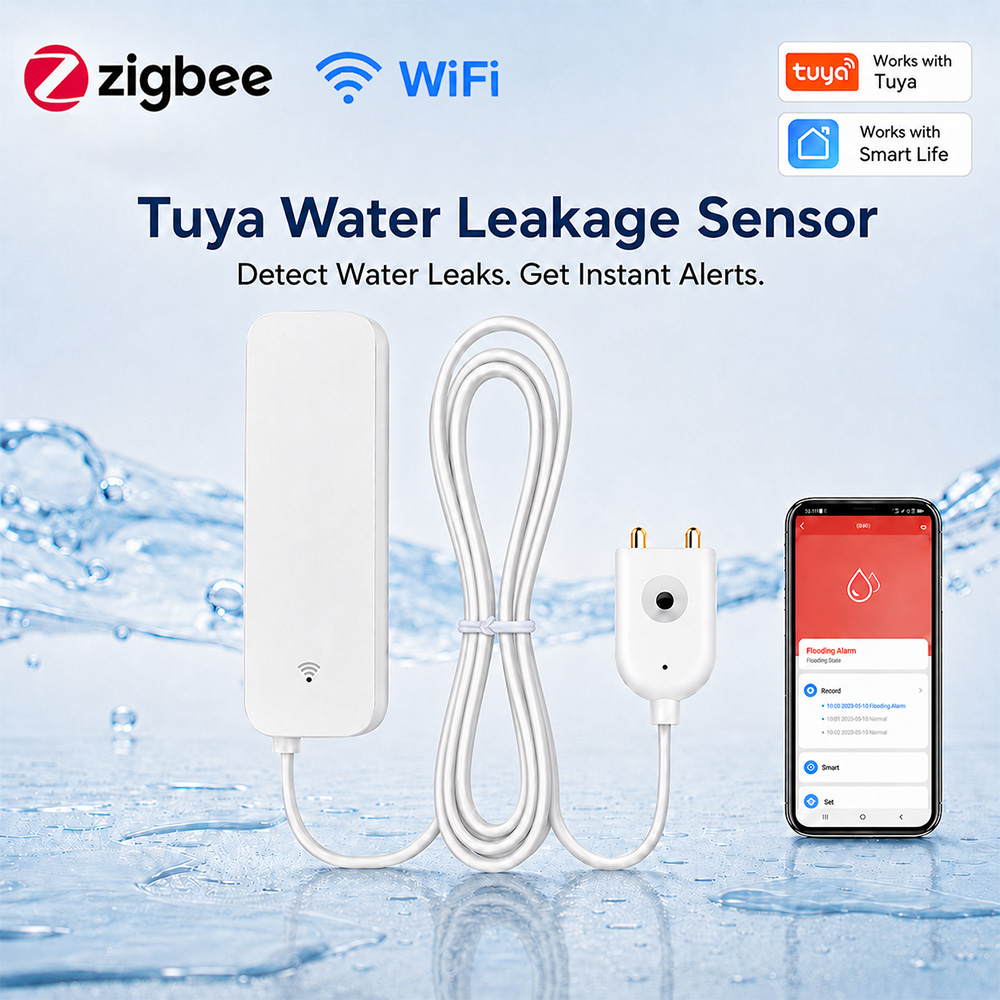 Wifi Water Leak Detector - ZigBee WiFi 누수 센서 홍수 누출