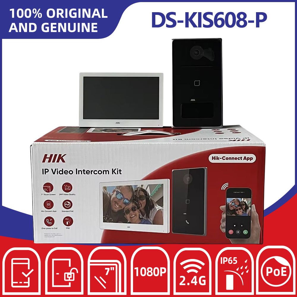 Smart Home Hikvision - Hikvision DS-KIS608-P IP 비디오 인터콤 키트