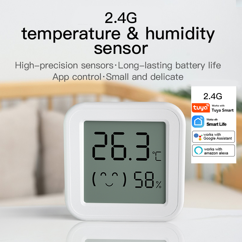 Smart Home Voice Assistant - 블루투스 온도 습도 센서 미니 LCD