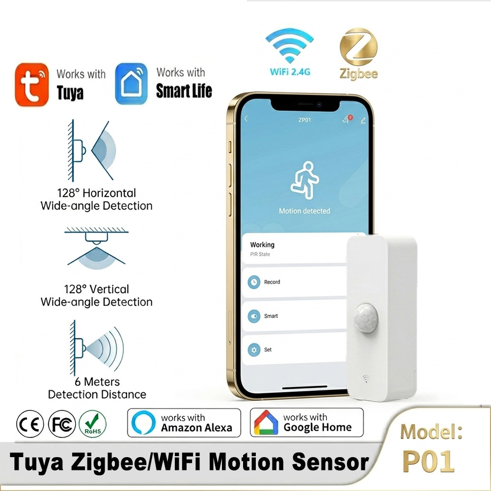Smart Home Security - 스마트 PIR 모션 센서 WiFi 지그비