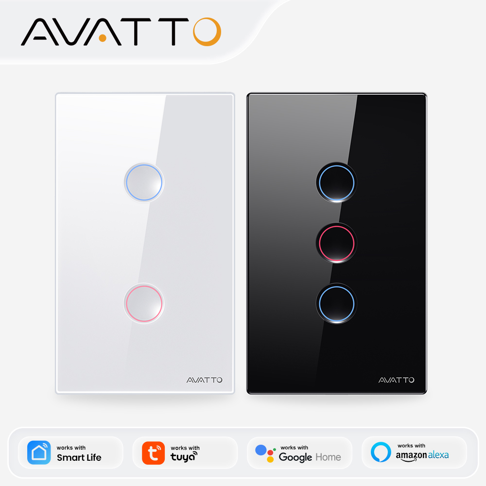 Smart Light Switch - AVATTO 1/2/3/4 Gang ZigBee 스마트 라이트