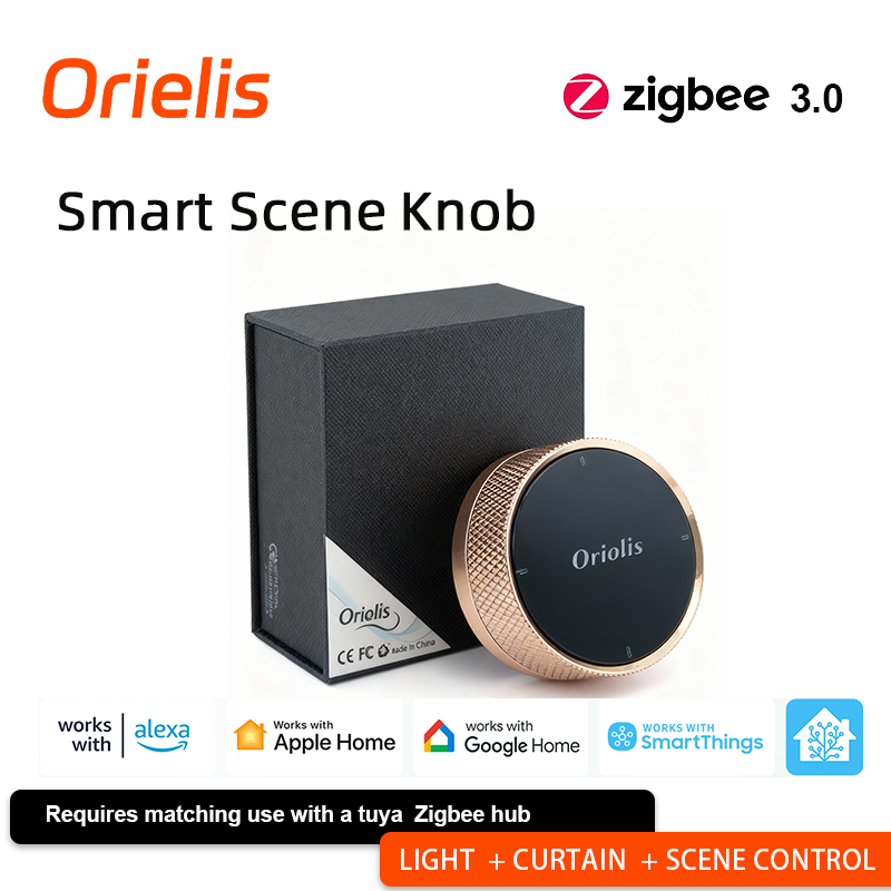 Smart Light Switch - 오리엘리스 투야 지그비 스마트 씬 노브