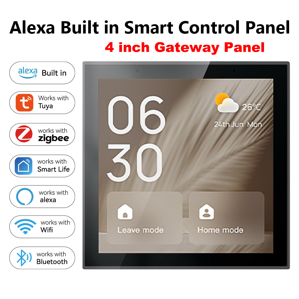 Smart Home Voice Assistant - 2026 골든 시큐리티 TPP01 4인치 스마트