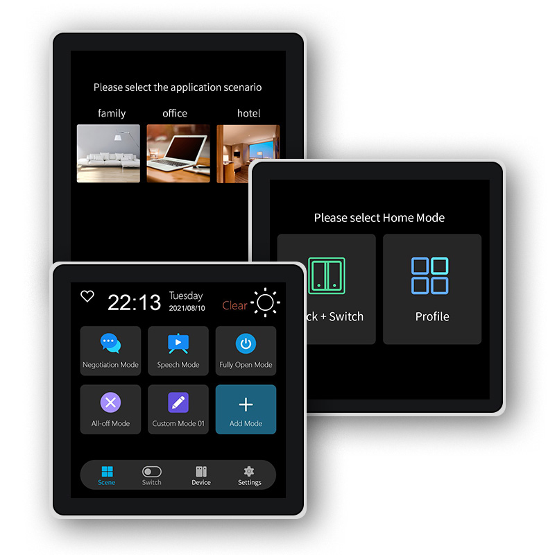 Smart Home Matter - FUERS 4 인치 터치 스크린 다기능