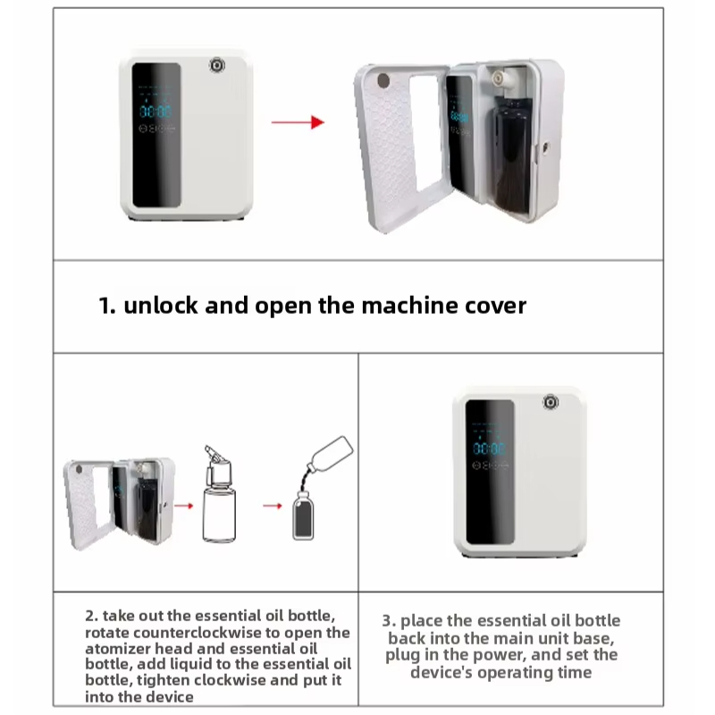 Smart Home Office - 500ml 스마트 아로마 디퓨저 (앱 제어)