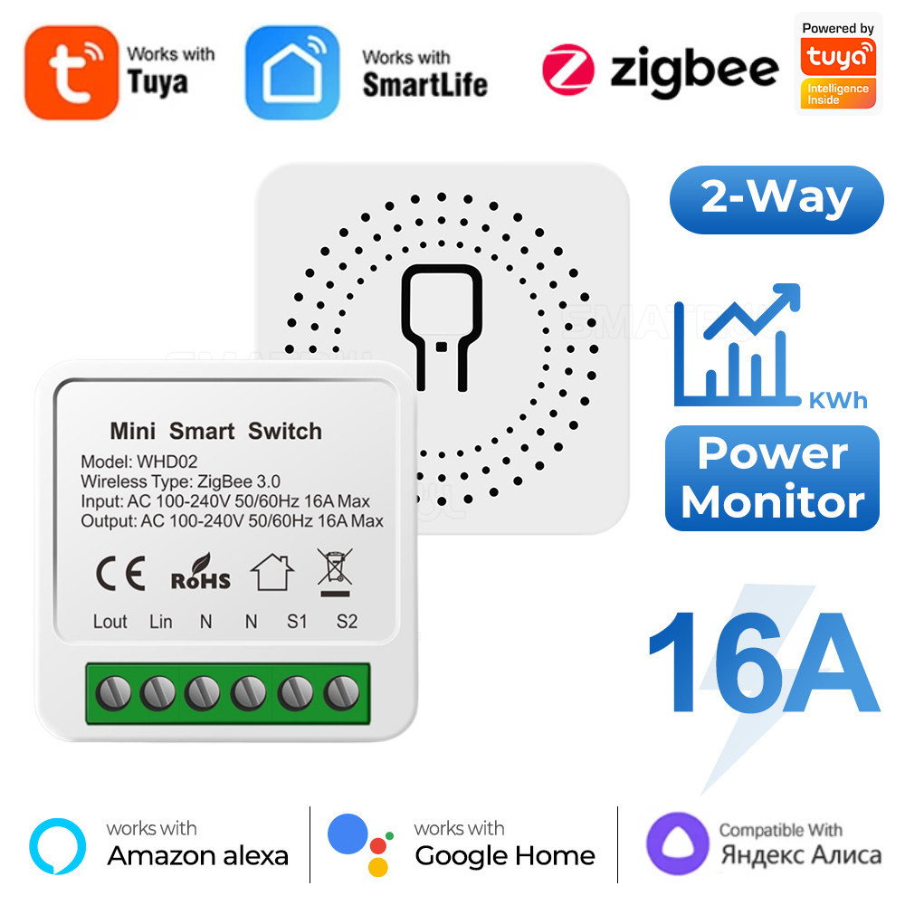 Smart Home Utilities - Zigbee 와이파이 스마트 스위치 전원 모니터