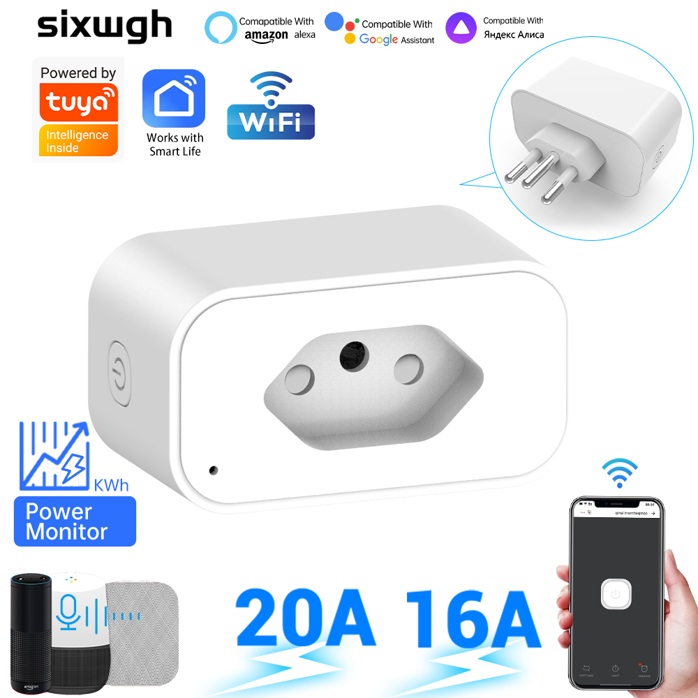 Tuya Wifi Socket - Tuya WiFi 스마트 소켓 브라질 플러그