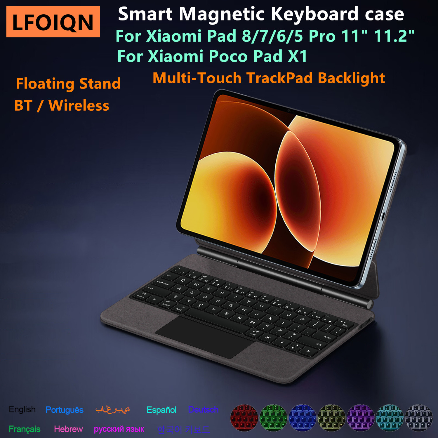 Smart Home Tablet - 샤오미 포코 패드 X1용 LFOIQN 매직