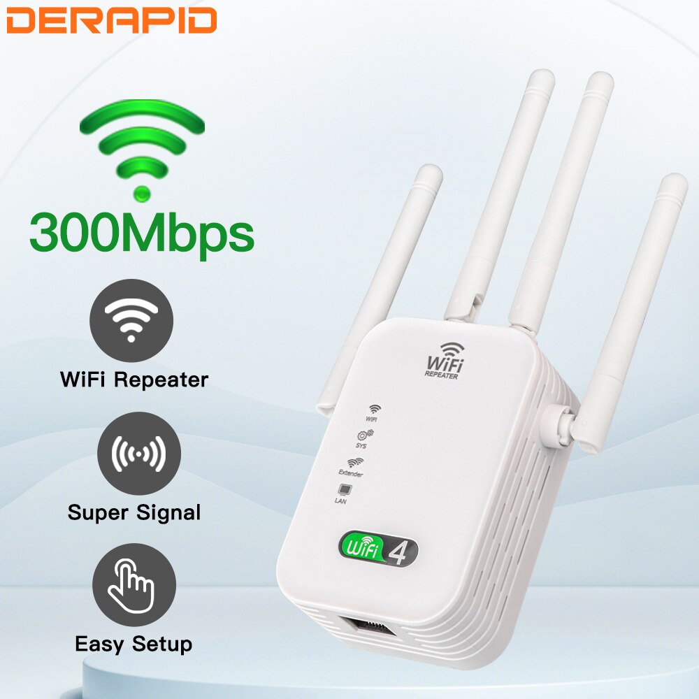 Smart Home Office - 300M 와이파이 중계기 와이파이 증폭기 802.11N