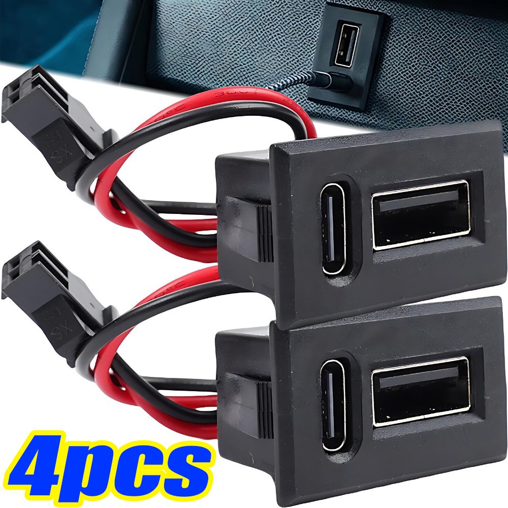 Smart Home Utilities - 듀얼 타입 C USB 여성용 포트