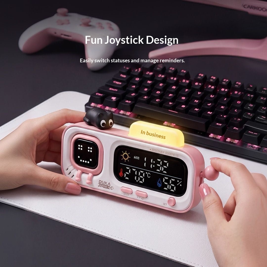 DUKA MOODA 스마트 데스크탑 온도 습도 시계 전 - Smart Home Office 리뷰 및 가격