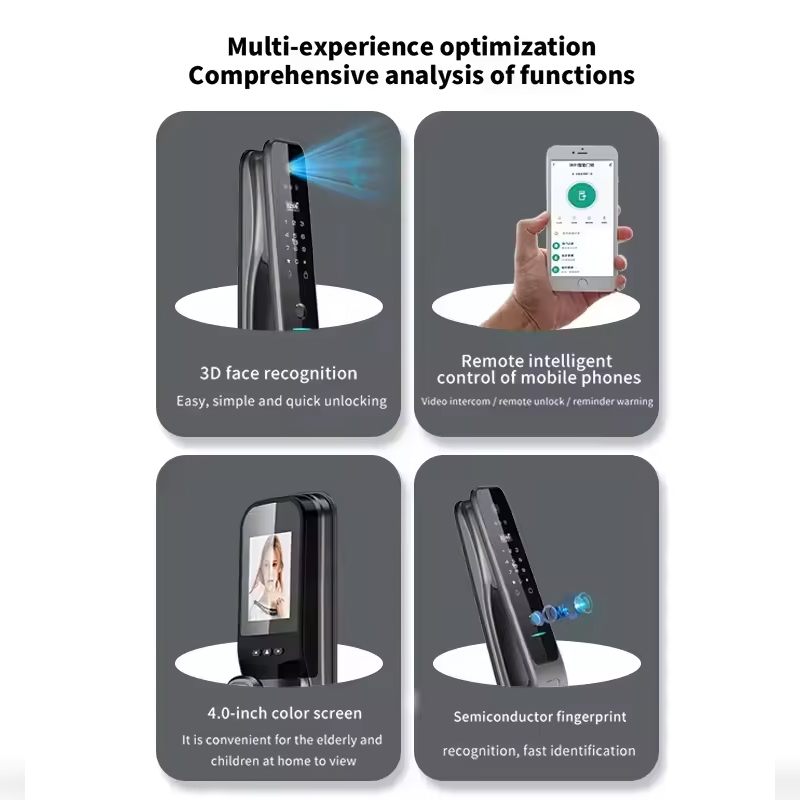 HX5 스마트 도어락 3D 얼굴인식 WiFi 디지털 전 - Smart Home Security 리뷰 및 가격