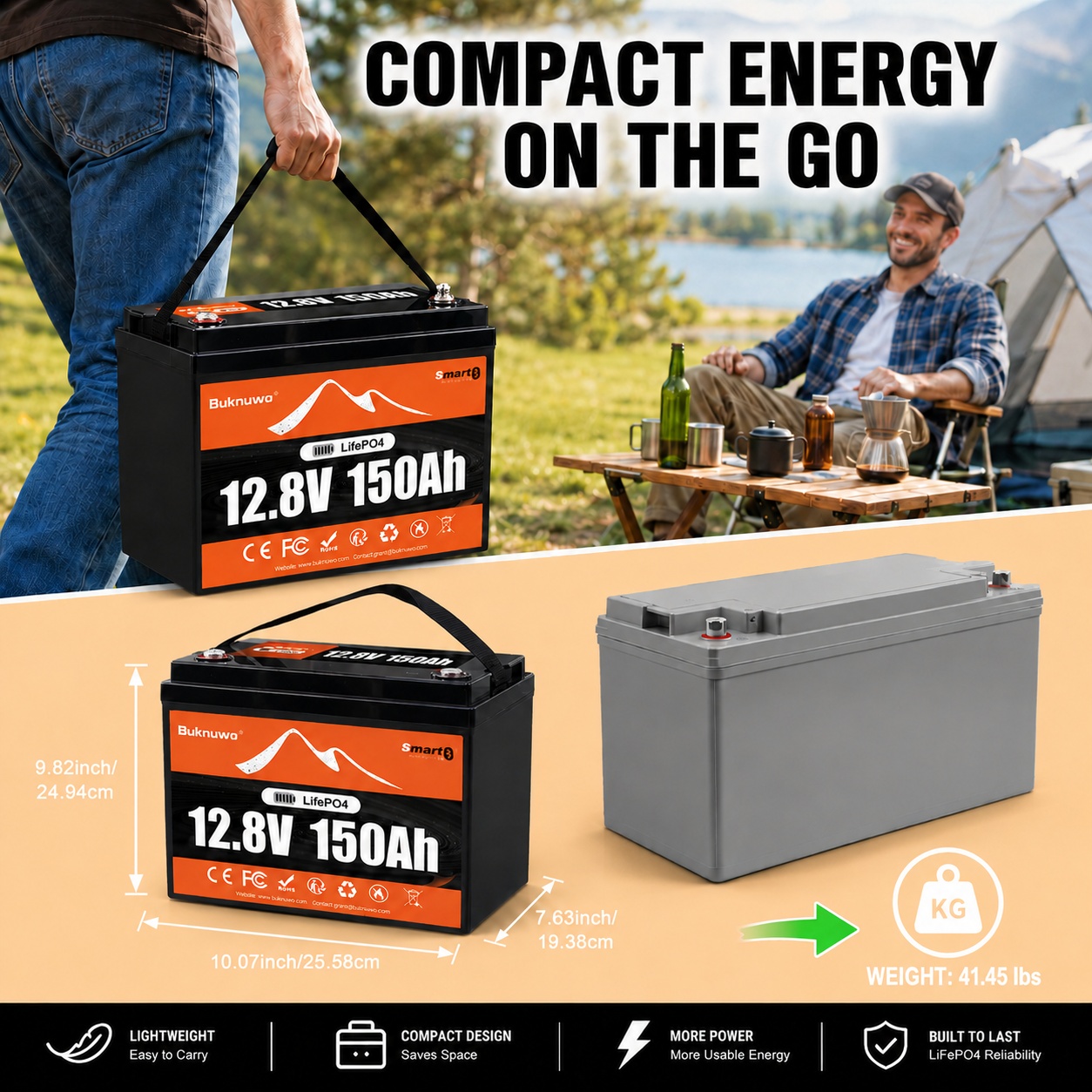 부크누워 스마트 12V/12.8V 150Ah 블루투스  - Upgrade Smart Home 리뷰 및 가격