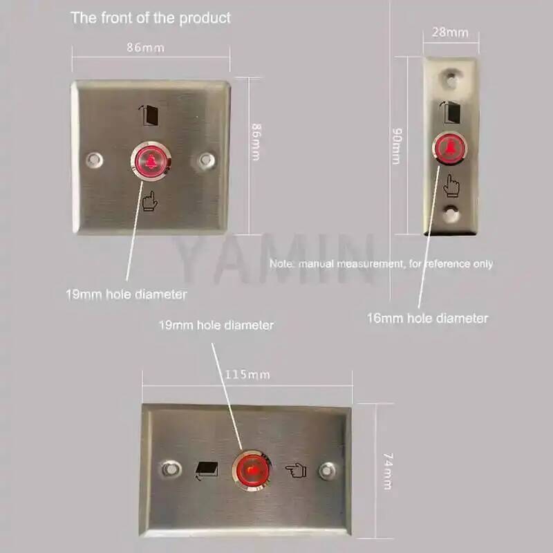 16/19mm 도어 벨 순간 재설정 푸시 버튼 플랫 스 - Smart Light Switch 리뷰 및 가격