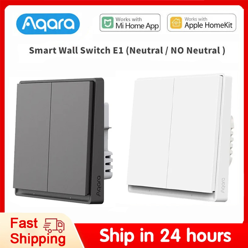 기존 Aqara 스마트 벽 스위치 E1 Zigbee 3 - Smart Home Orvibo 리뷰 및 가격