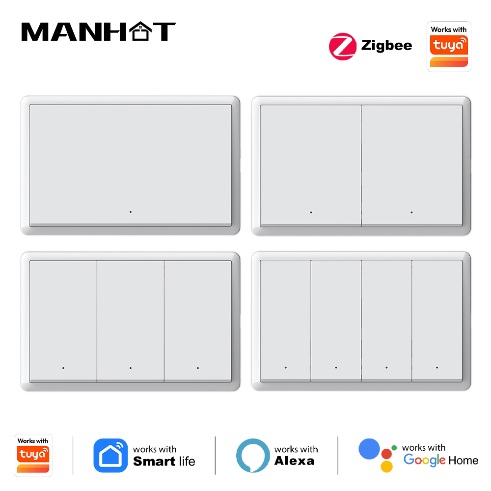 맨핫 스마트 지그비 스위치, 중성선 필요 없음, 커패시 - Smart Light Switch 리뷰 및 가격