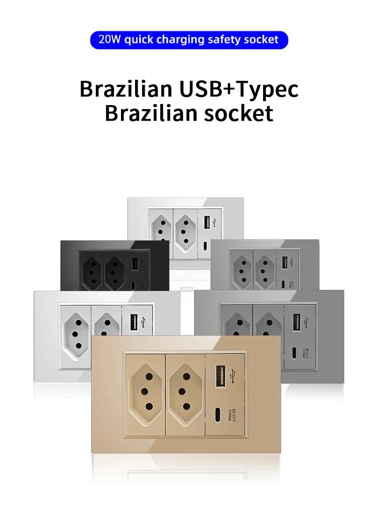 Herepow 브라질 표준 듀얼 USB 벽면 소켓 Ty - Smart Home Utilities 리뷰 및 가격