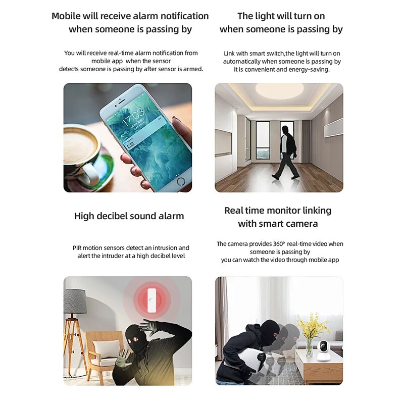 투야 와이파이 지그비 PIR 모션 센서 스마트 홈 인체 - Smart Home Security 리뷰 및 가격