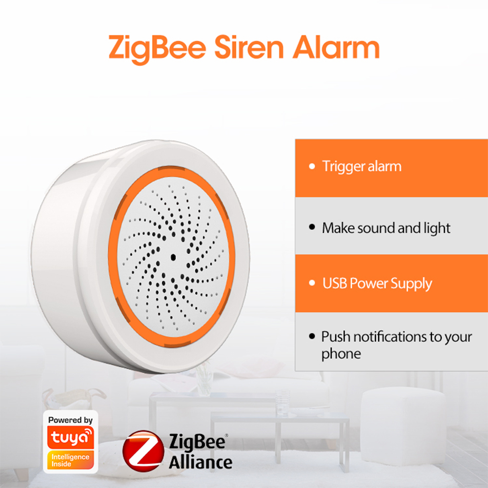Coolcam Tuya Zigbee 스트로브 경고 기능 - Smart Home Vimar 리뷰 및 가격