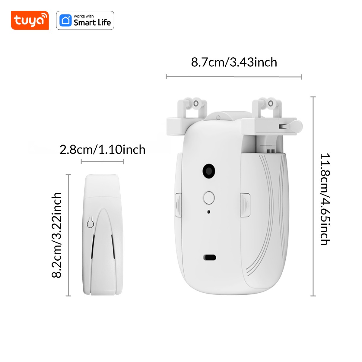 T/U 레일 트랙용 투야 스마트 와이파이 커튼 로봇,  - Smart Home Vimar 리뷰 및 가격