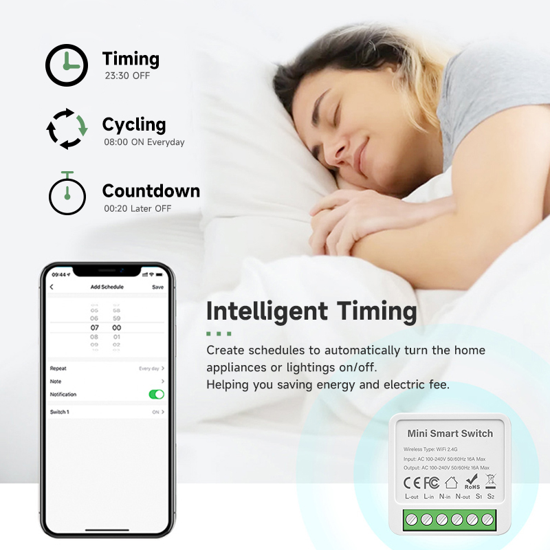 Tuya 스마트 WiFi 스위치 모듈 16A 2방향 제 - Tuya Wifi Socket 리뷰 및 가격