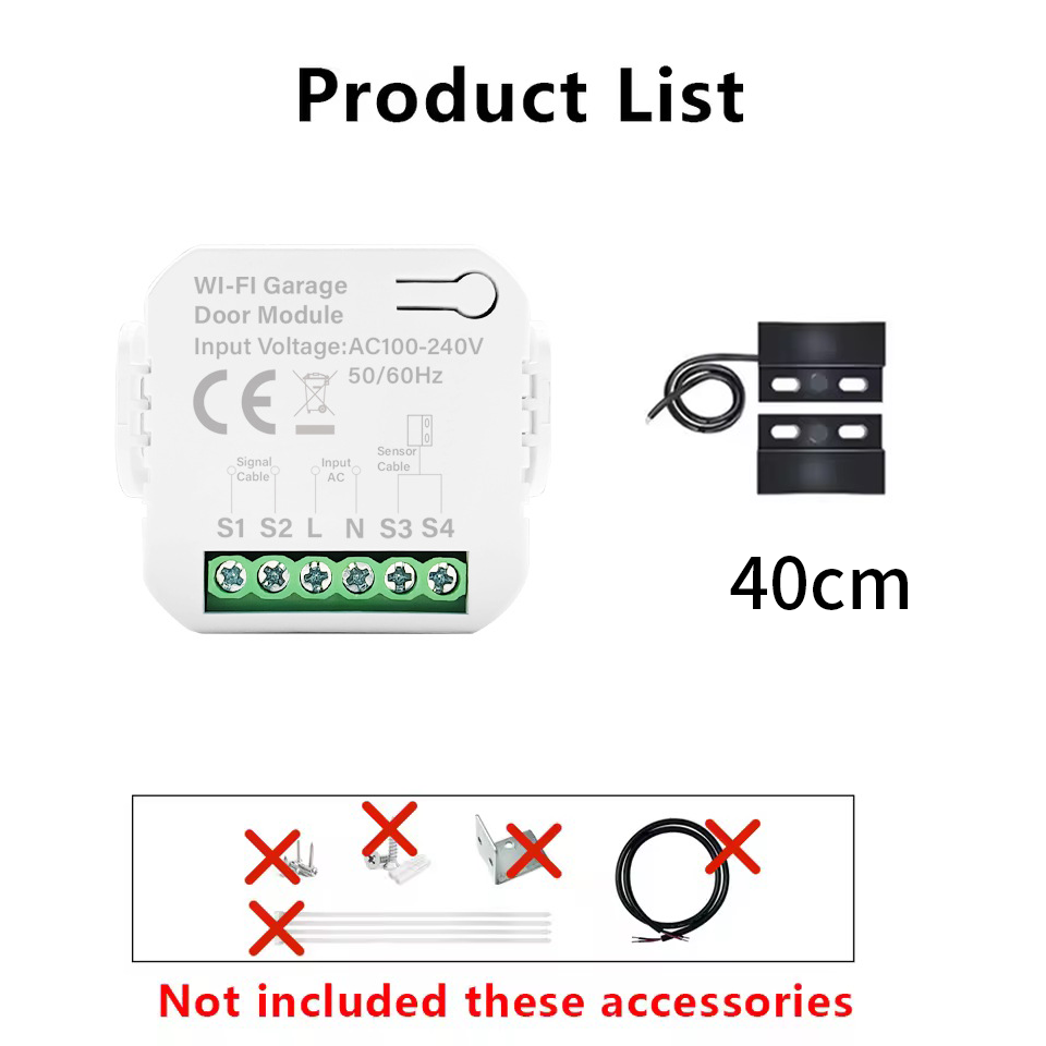 스마트 투야 와이파이 차고 문 스위치 문 열기 스마트  - Tuya Wifi Socket 리뷰 및 가격