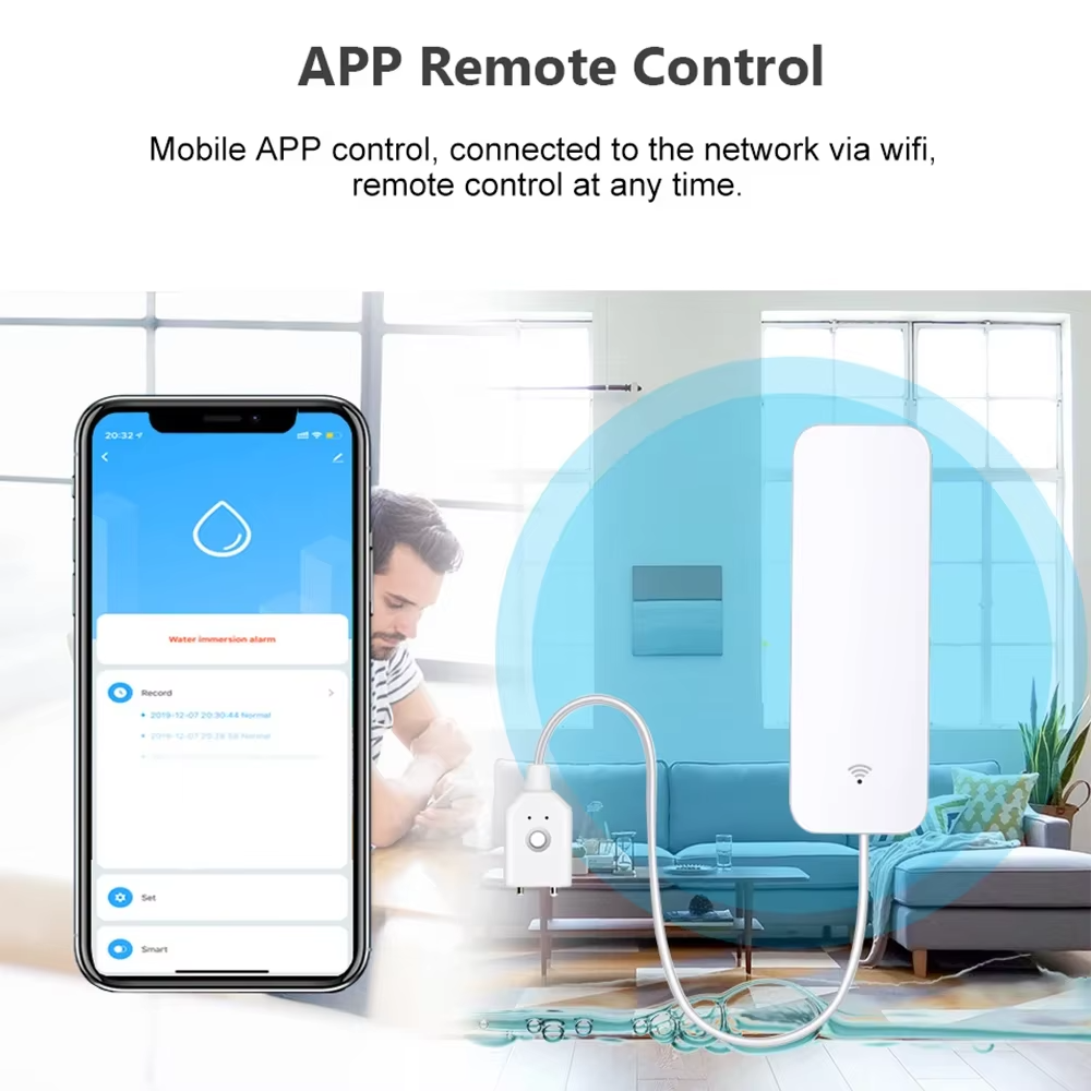 ZigBee WiFi 누수 센서 홍수 누출 경보 감지기 - Wifi Water Leak Detector 리뷰 및 가격