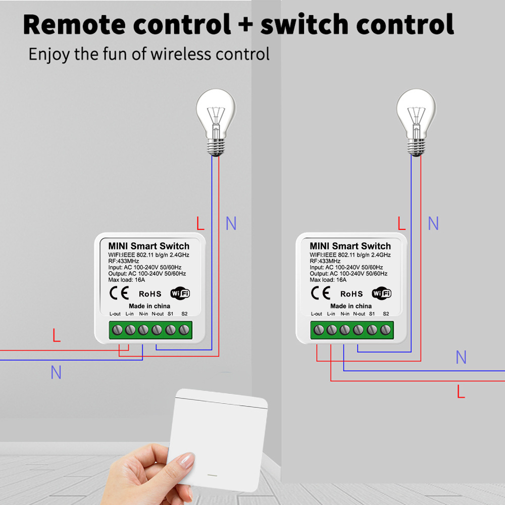 투야 와이파이 스마트 조명 스위치 스마트 홈 무선 RF - Tuya Wifi Socket 리뷰 및 가격