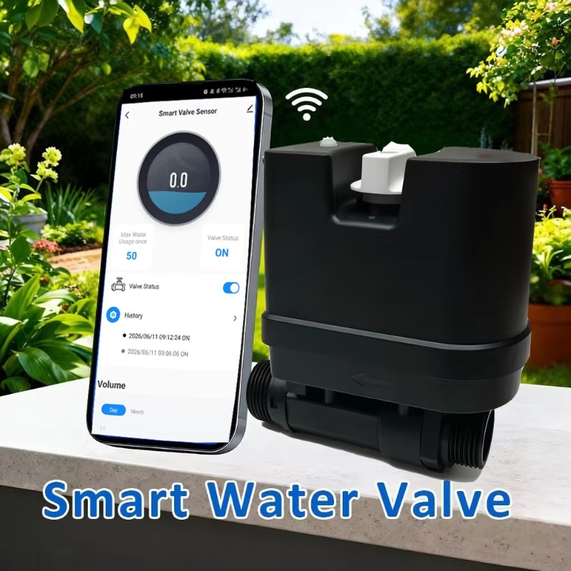유량계가 장착된 WiFi 스마트 워터 밸브, 누수 감지 - Wifi Water Leak Detector 리뷰 및 가격