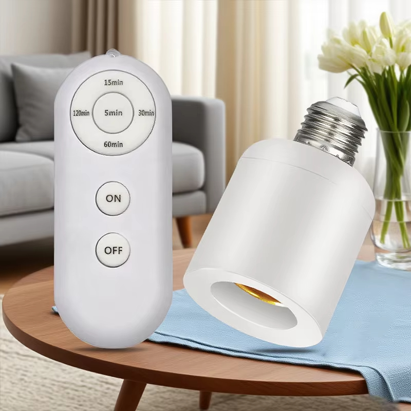 E27 스마트 무선 원격 제어 전구 소켓 타이머 스위치 - Voice Control Light Bulb 리뷰 및 가격