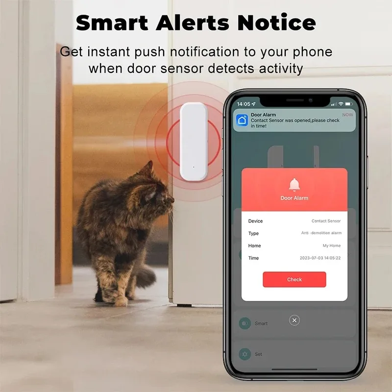 Tuya WiFi 스마트 도어 윈도우 센서 개폐 감지기 - Smart Home Voice Assistant 리뷰 및 가격