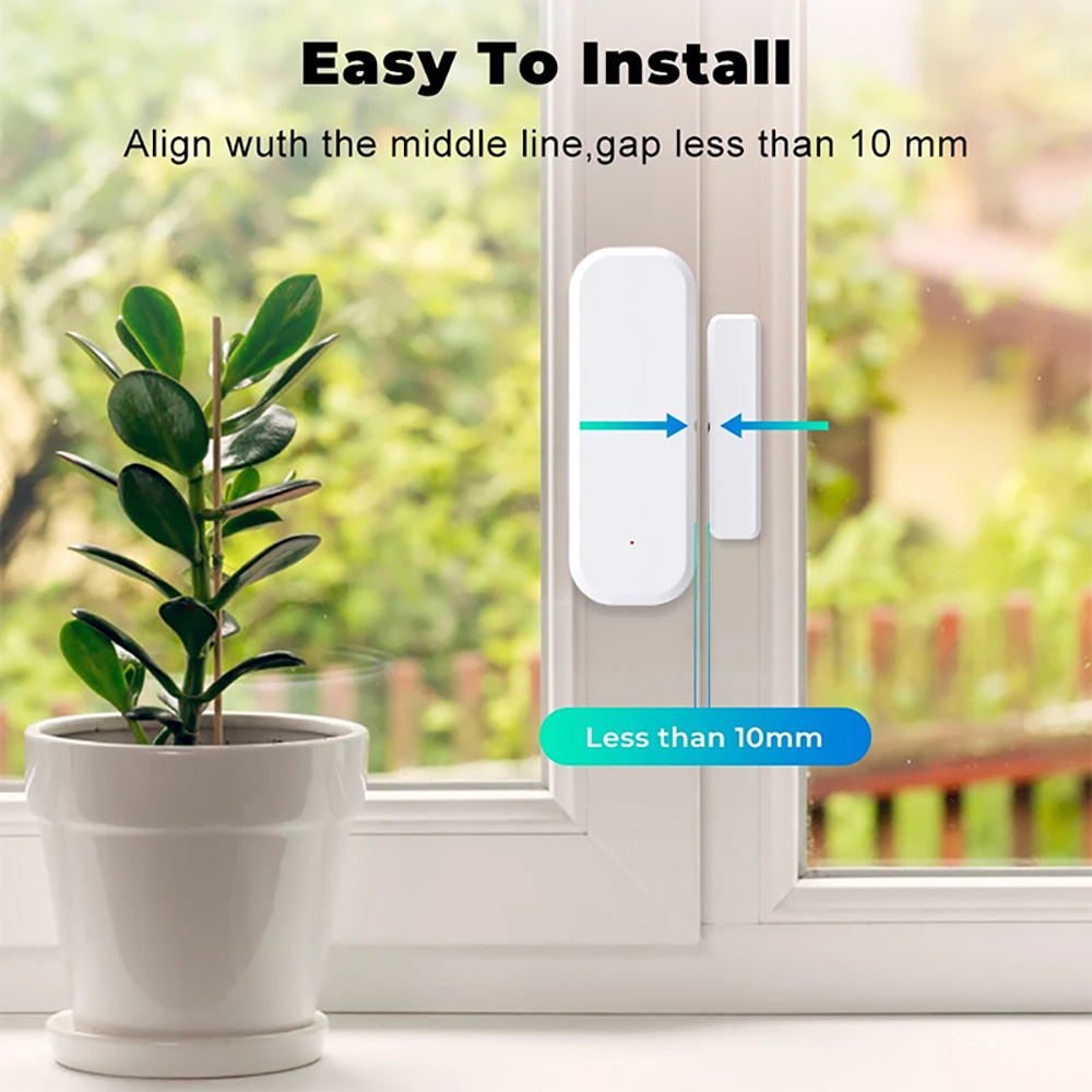 Tuya WiFi 스마트 도어 윈도우 센서 개폐 감지기 - Smart Home Voice Assistant 리뷰 및 가격