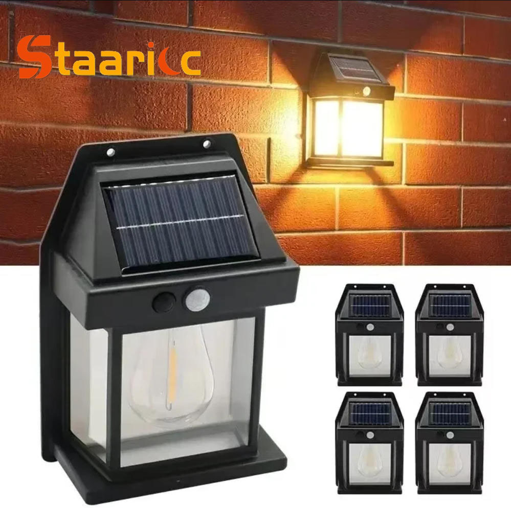 야외 태양광 텅스텐 벽등, 모션 센서 내장, IP65  - Voice Control Light Bulb 리뷰 및 가격