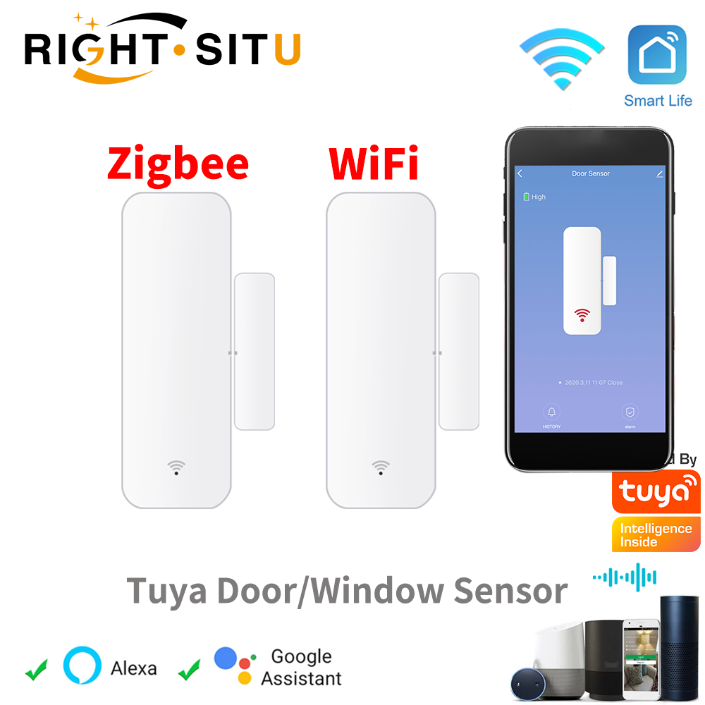 Tuya WiFi Zigbee 도어 윈도우 센서 스마트 - Smart Home Tablet 리뷰 및 가격