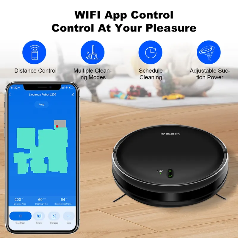 LIECTROUX L200 로봇 진공 청소기 스마트 A - Smart Home Device 리뷰 및 가격