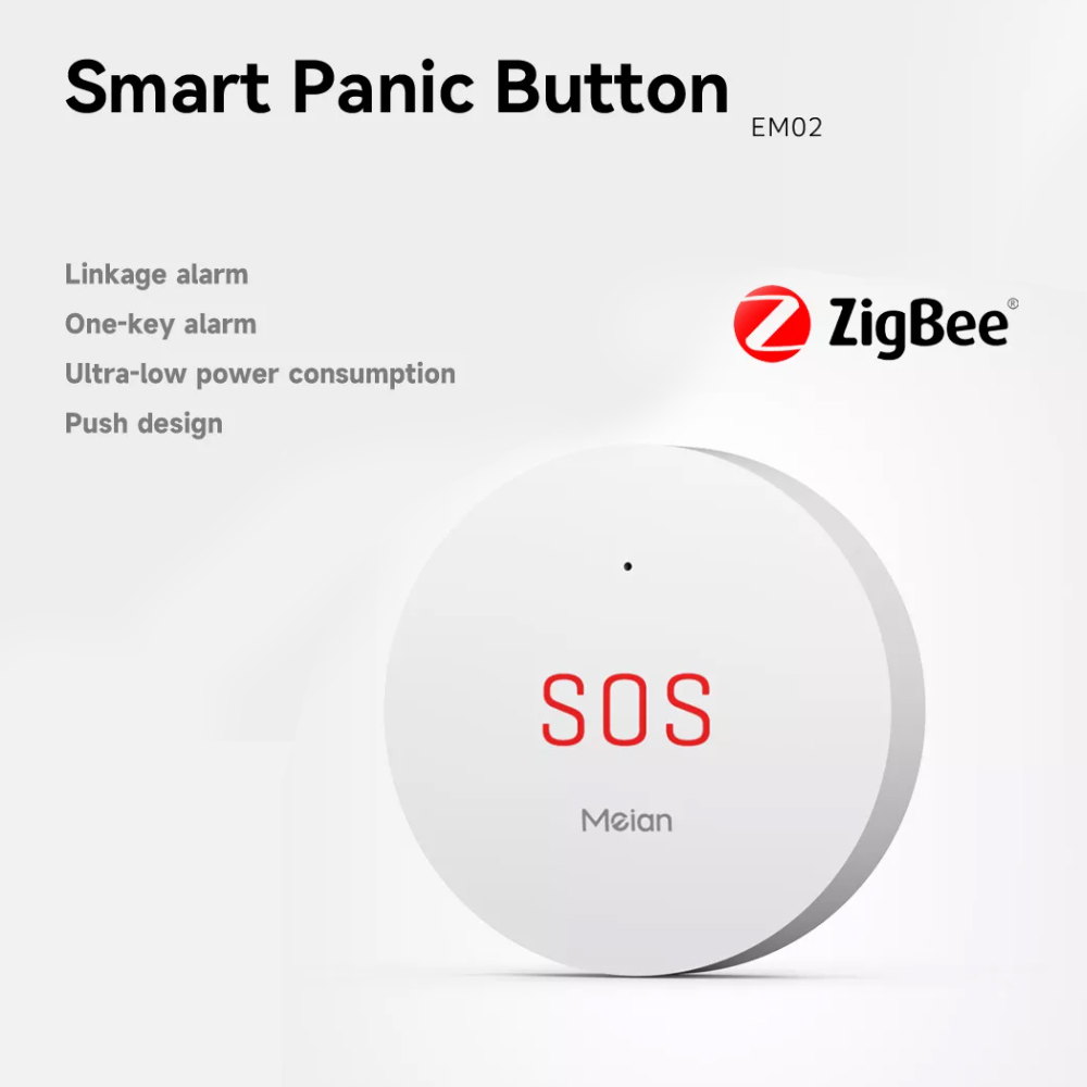 Zigbee 투야 SOS 비상 버튼, 홈 보안 경보 시 - Smart Home Vimar 리뷰 및 가격