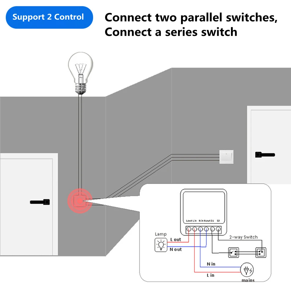 WiFi 스마트 스위치 16A 모듈 2방향 제어 미니  - Tuya Wifi Socket 리뷰 및 가격