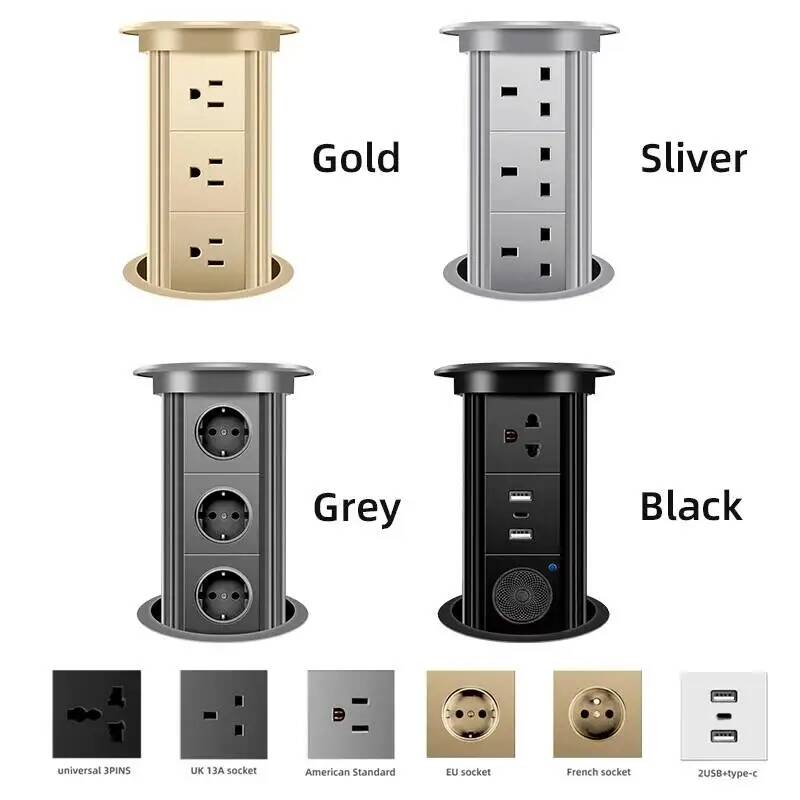 히어포우 자동 팝업 소켓 EU FR UK US 범용 표 - Smart Home Utilities 리뷰 및 가격