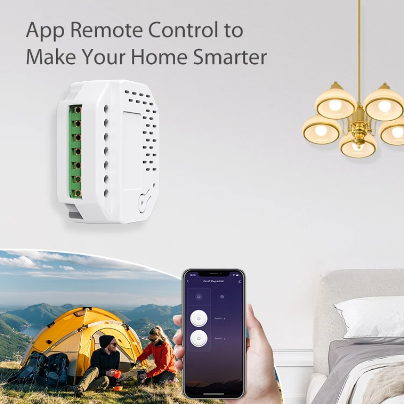 Matter 라이트 스위치 모듈 2Gang Relay  - Smart Home Matter 리뷰 및 가격