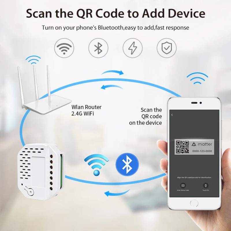Matter 라이트 스위치 모듈 2Gang Relay  - Smart Home Matter 리뷰 및 가격