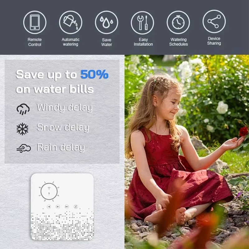 Tuya WiFi 스마트 스프링클러 컨트롤러 8 구역  - Smart Home Device 리뷰 및 가격