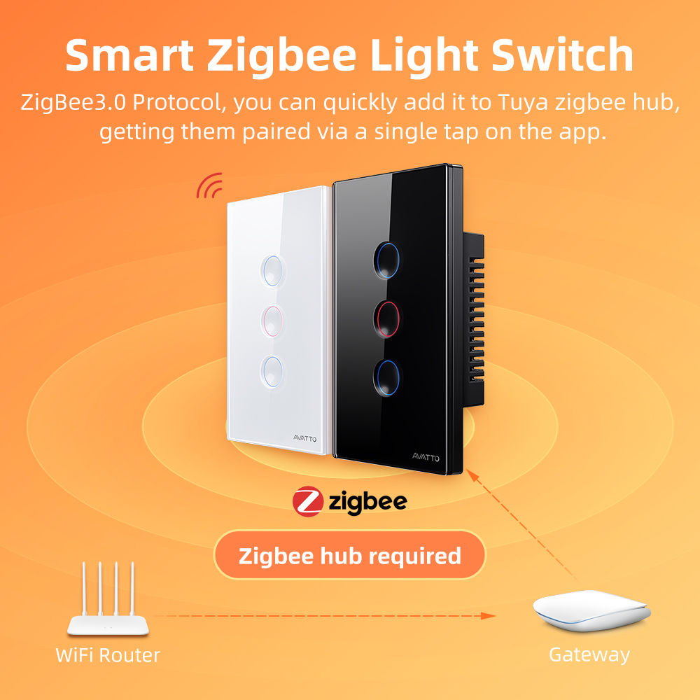 AVATTO 1/2/3/4 Gang ZigBee 스마트 - Smart Light Switch 리뷰 및 가격