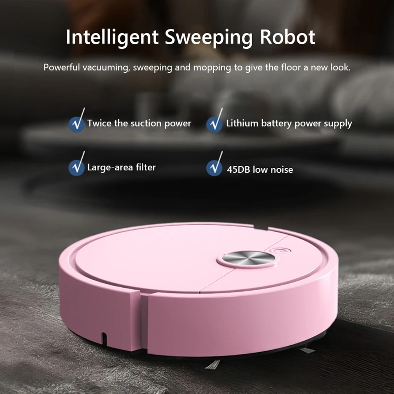 3 in 1 스마트 홈 USB 충전식 진공 청소 로봇, - Smart Home Office 리뷰 및 가격