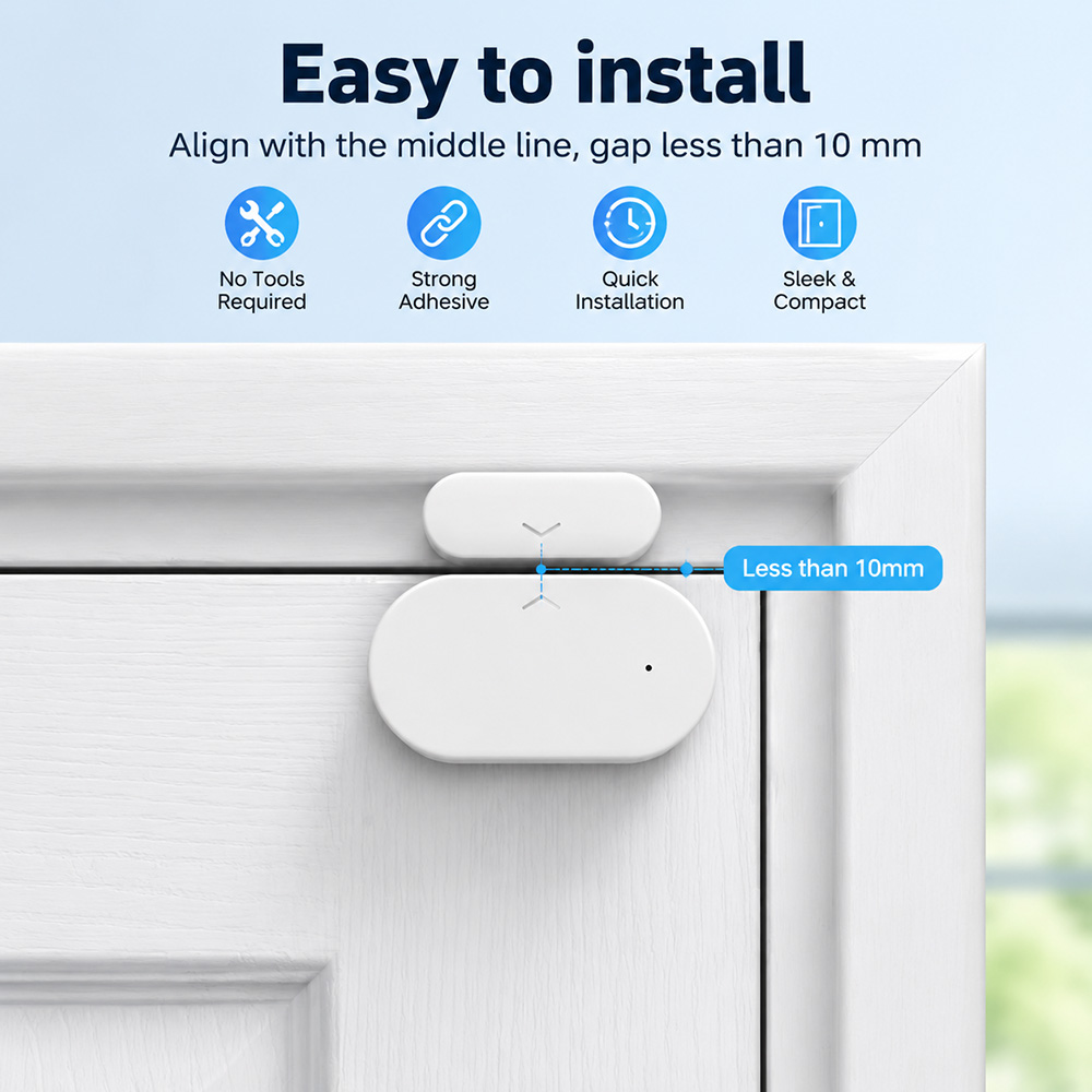 Zigbee 3.0 도어 윈도우 센서 자기 접촉식 스마 - Smart Home Tablet 리뷰 및 가격